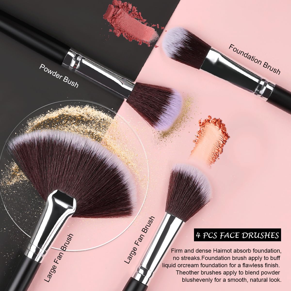 juego de brochas de maquillaje