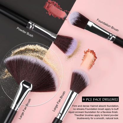 juego de brochas de maquillaje